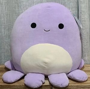 16" Violet the octopus Squishmallow NWT